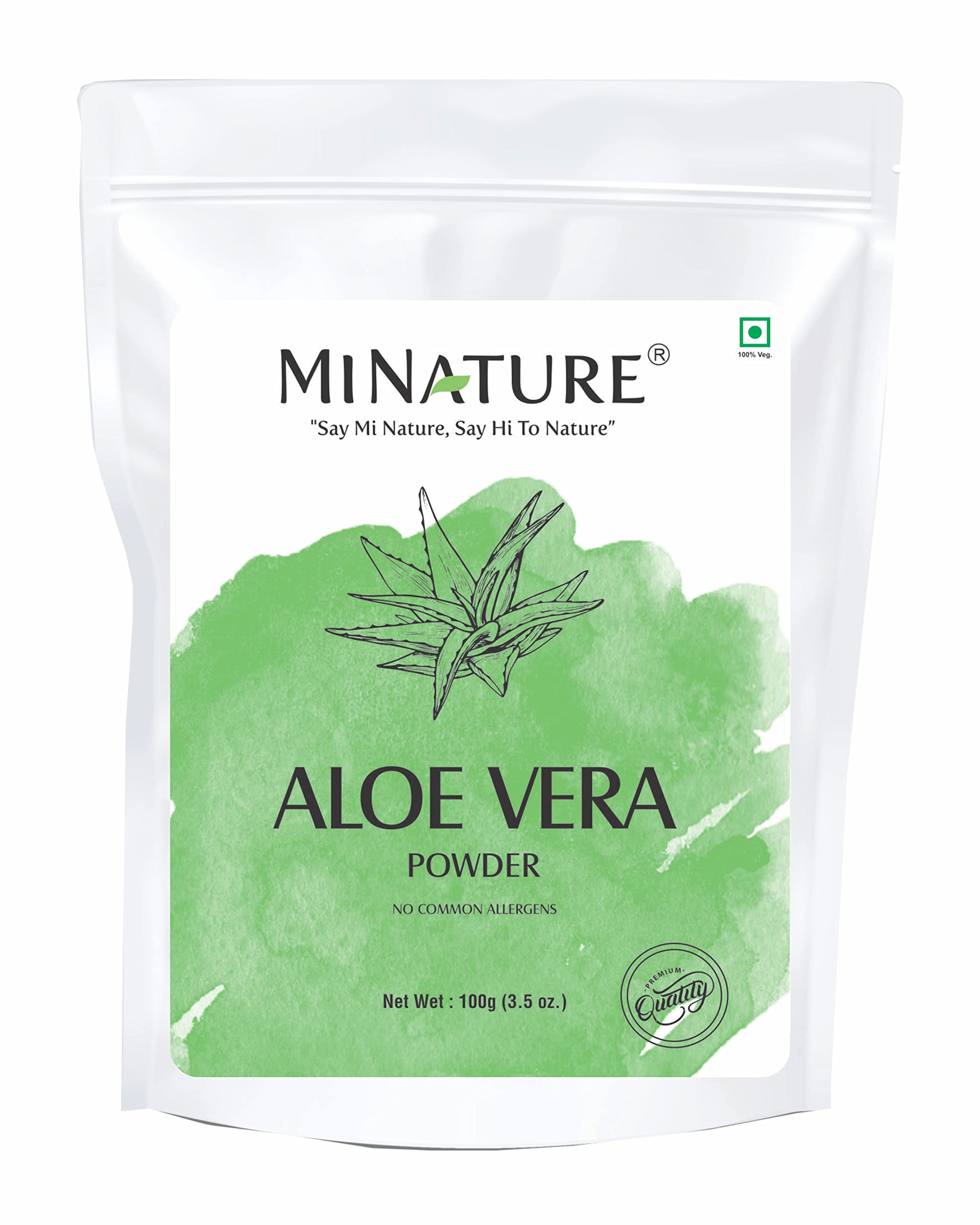Combo of Indigo (114g), Henna (100g) & Aloe Vera Powder(100g) by mi Nature | for Natural Hair Care Hair Mask |DIY Pack |All Pure & freen from Chemical | Made in India| (Pack of 3) - Image 7