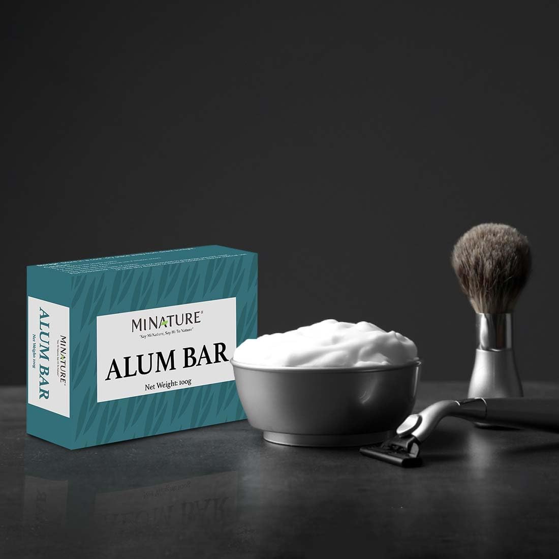 Mi Nature Pure Alum Bar 2 pack (100g*2) |Natural Phitkari Block |Potassium Alum Stone |Shaving Bar |Skin Astringent |Water Clarifier |Odor Control - Image 7
